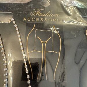 BRAND NEW Elegant Rhinestone Garter Belt